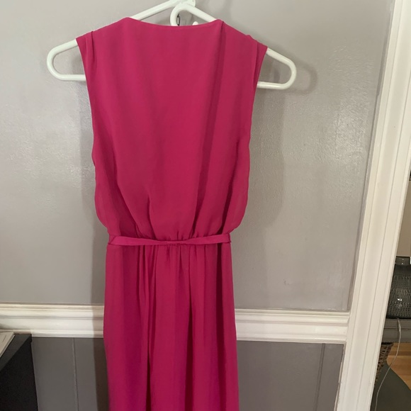 Alberta Ferretti for Macy's Impulse Fuchsia Wrap Dress, Size 4 - Picture 5 of 8